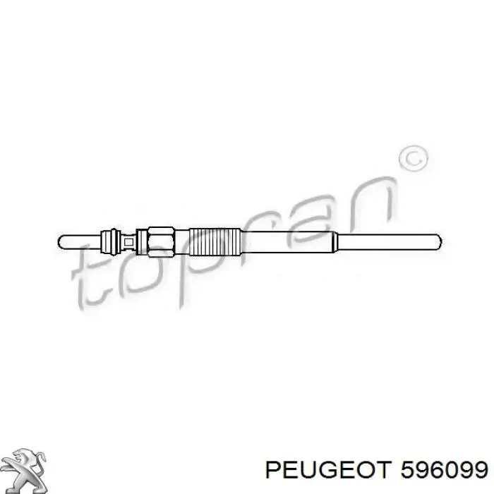 Свічка накалу 596099 Peugeot/Citroen