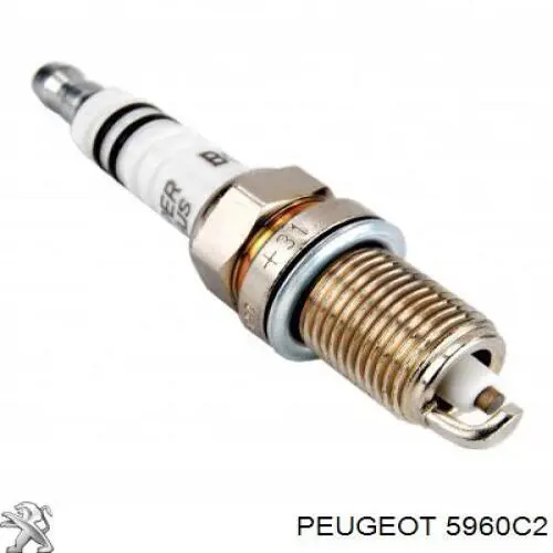 Свічки запалювання 5960C2 Peugeot/Citroen
