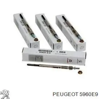 Свіча накалу Peugeot/Citroen 5960E9 ціна, від 9.98 USD