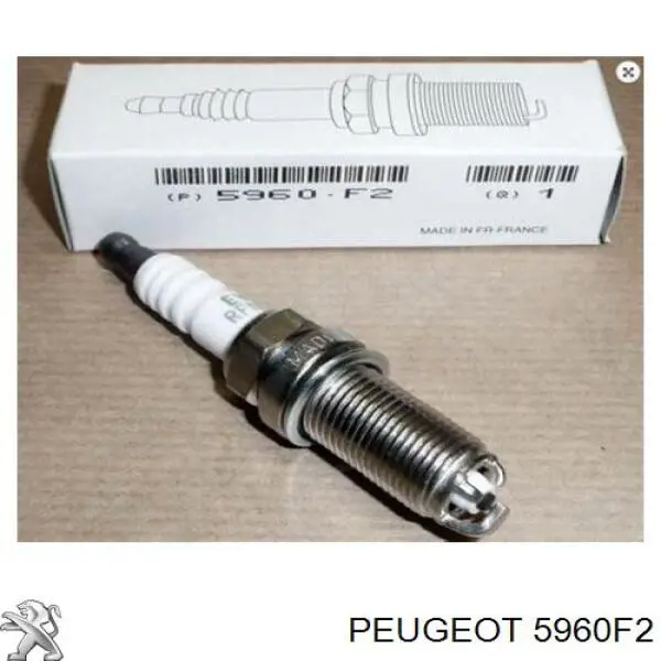 Свічки запалювання 5960F2 Peugeot/Citroen