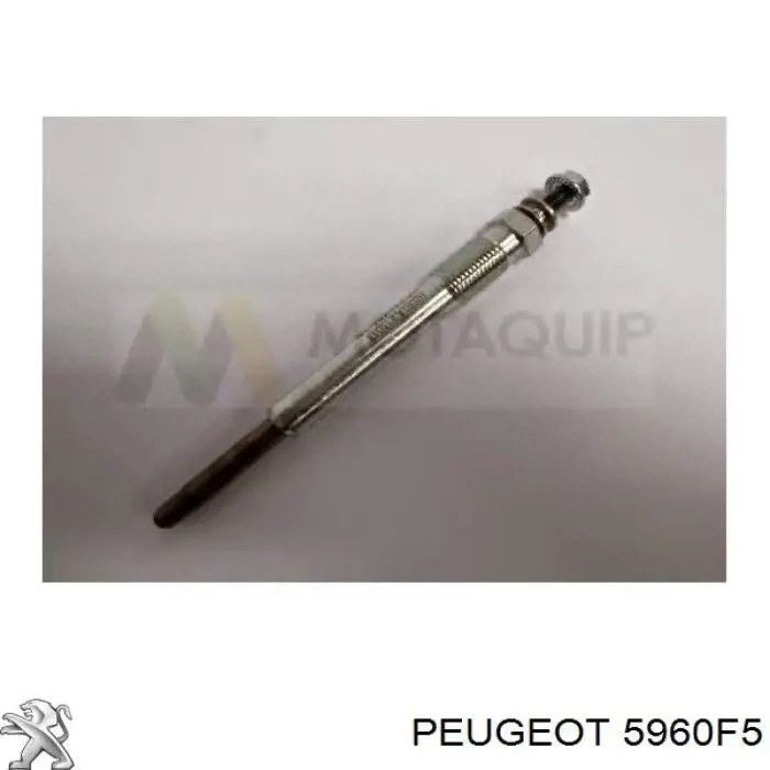 Свіча накалу Peugeot/Citroen 5960F5 ціна, від 10.14 USD