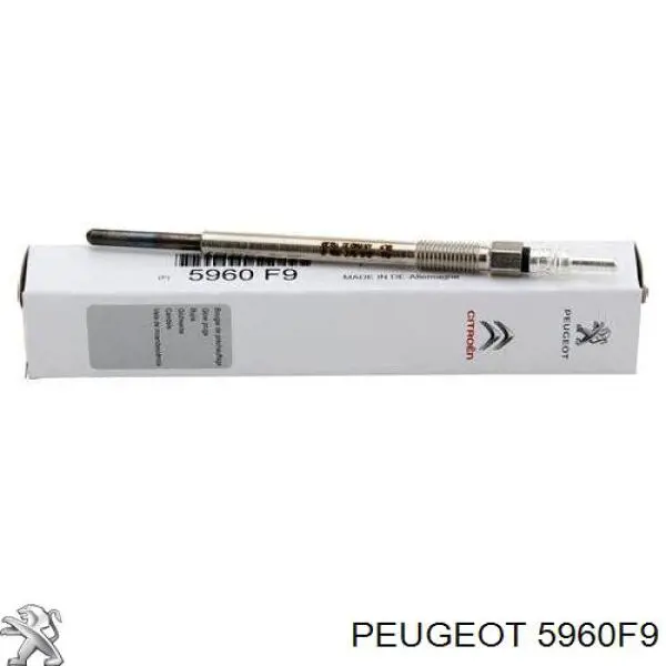 Свіча накалу Peugeot/Citroen 5960F9 ціна, від 15.26 USD