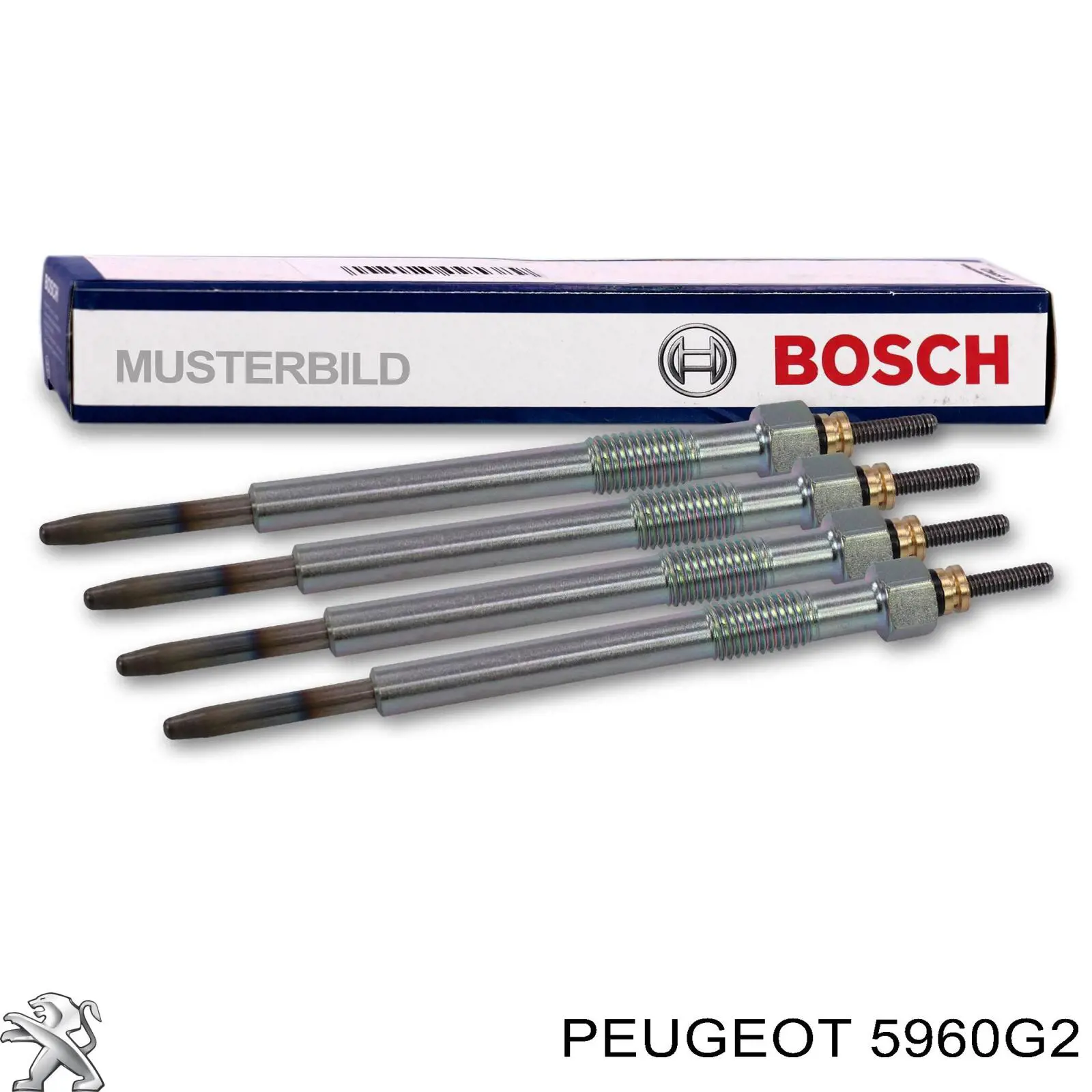 Свічки запалювання Peugeot/Citroen 5960G2