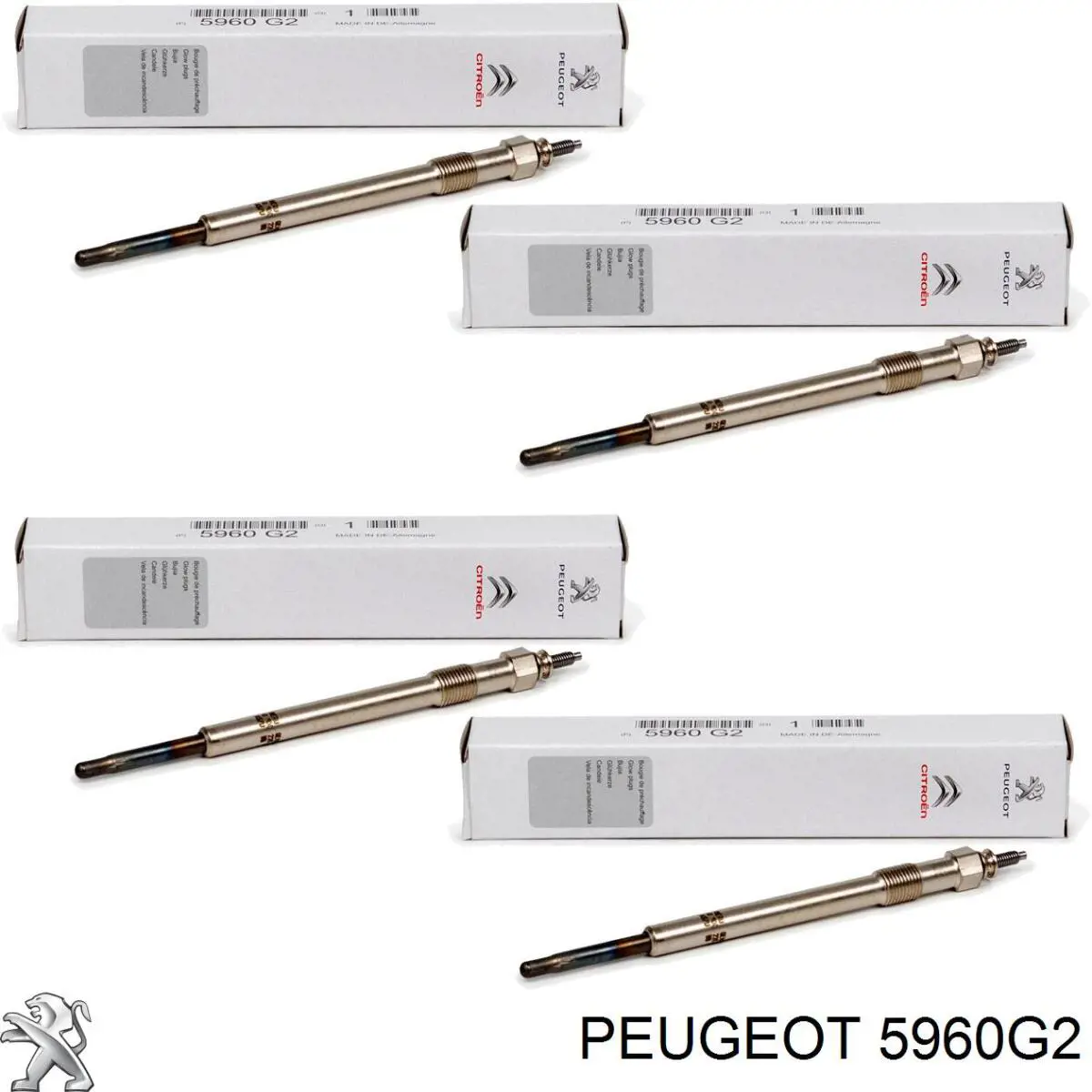 Свіча накалу Peugeot/Citroen 5960G2 ціна, від 10.13 USD