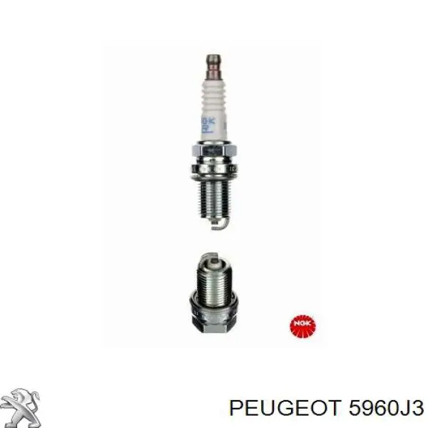 Свічки автомобільні Peugeot/Citroen 5960J3 ціна, від 2.79 USD