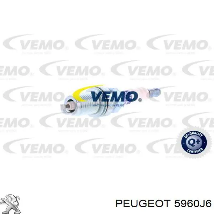 Свічки автомобільні Peugeot/Citroen 5960J6 ціна, від 3.09 USD