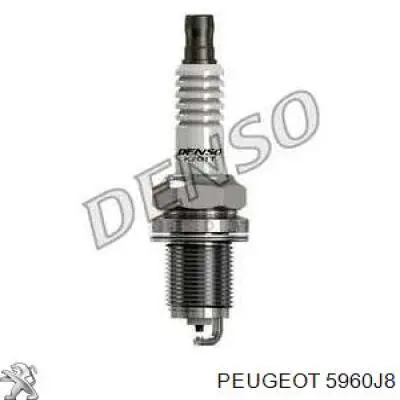 Свічки запалювання 5960J8 Peugeot/Citroen