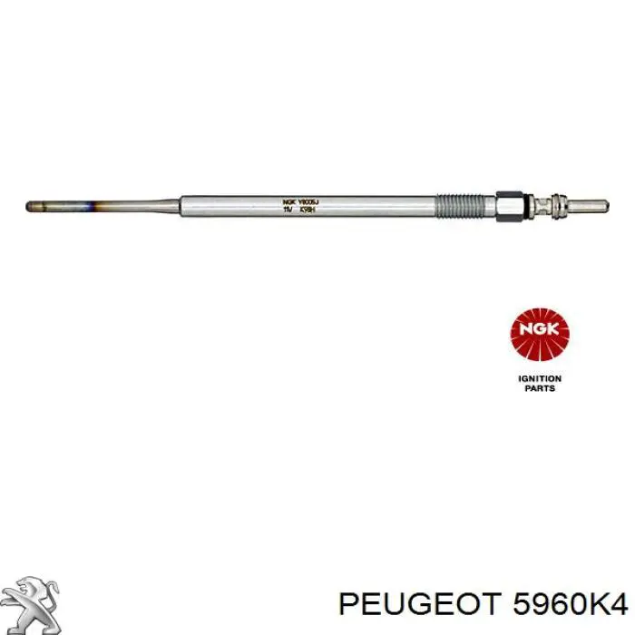 5960K4 Peugeot/Citroen свічка накалу