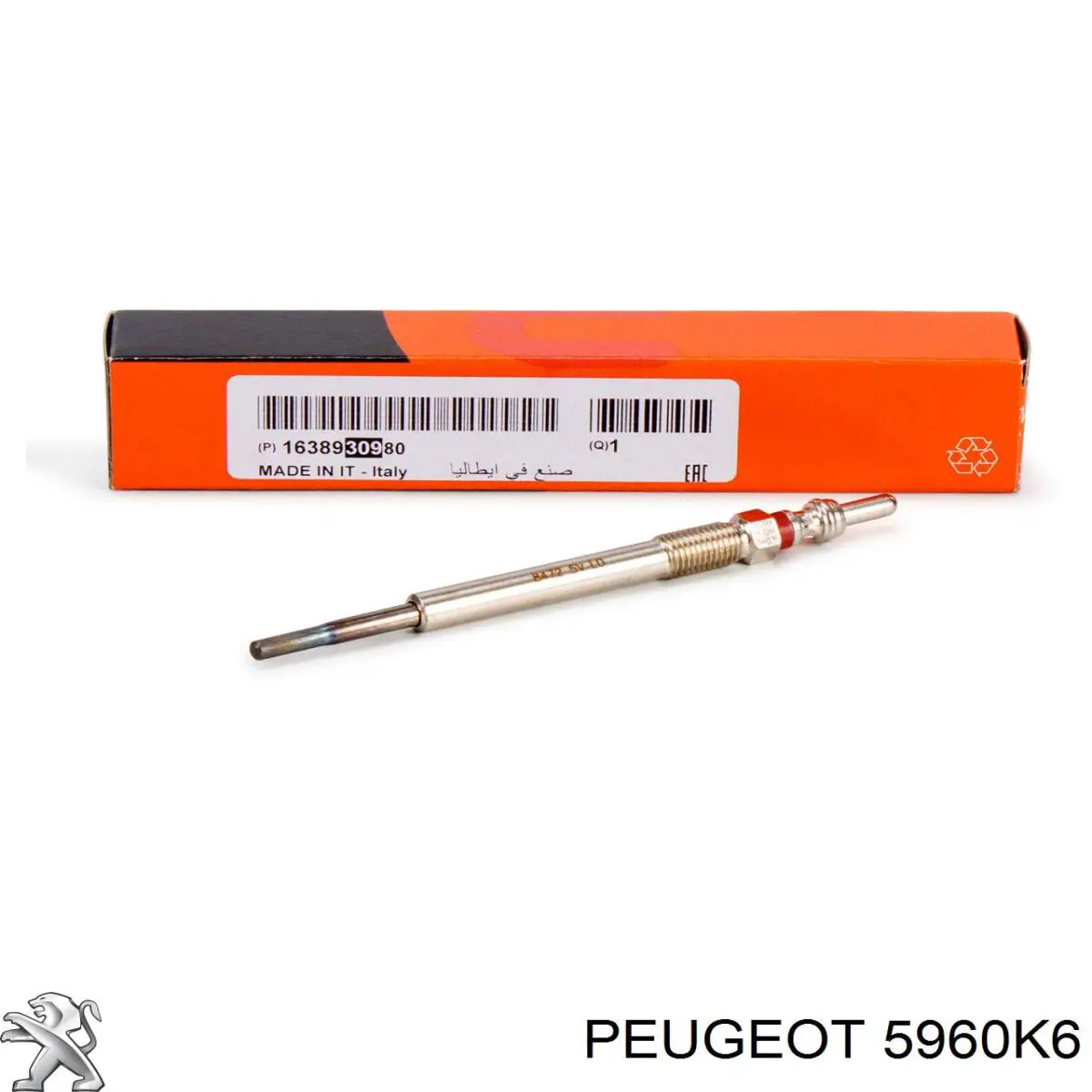 Свіча накалу Peugeot/Citroen 5960K6 ціна, від 16.73 USD