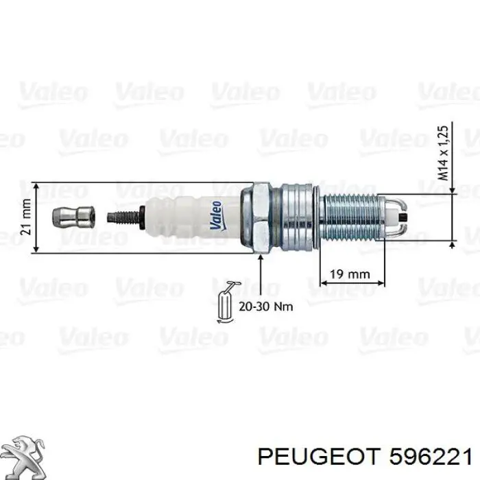 Свічки автомобільні Peugeot/Citroen 596221 ціна, від 4.81 USD
