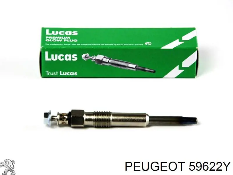 Свіча накалу Peugeot/Citroen 59622Y ціна, від 7.05 USD