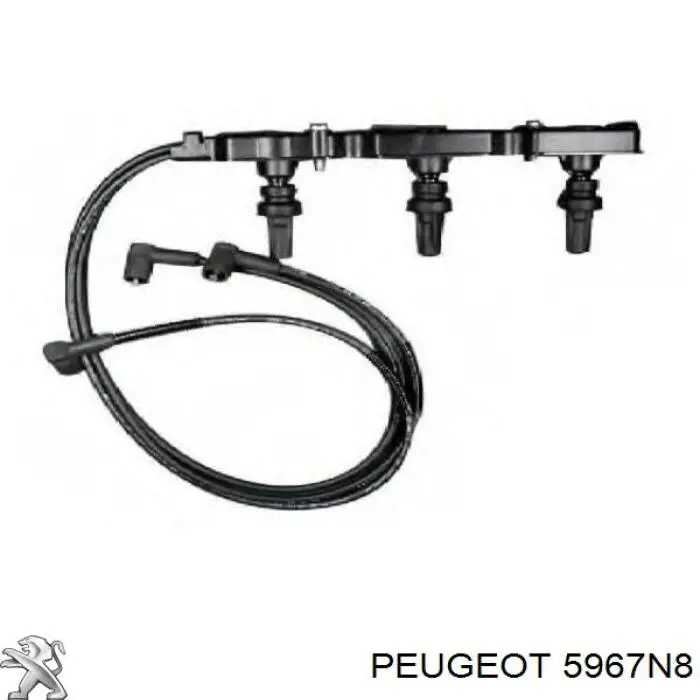 Купити 5967N8 Peugeot/Citroen Провід високовольтні, комплект