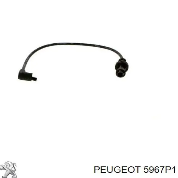 5967P1 Peugeot/Citroen Дріт високовольтні, комплект (Тип соединения M4)