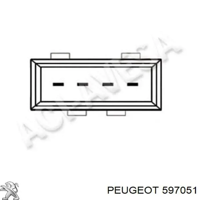 597051 Peugeot/Citroen котушка запалювання