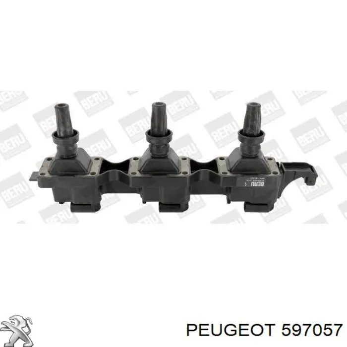 597057 Peugeot/Citroen котушка запалювання