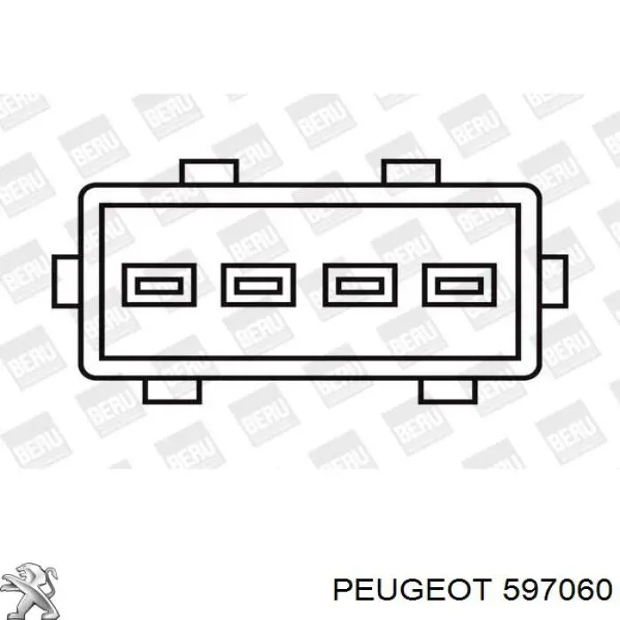 Купити 597060 Peugeot/Citroen Котушка запалювання