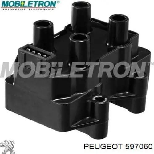Котушка запалювання Peugeot/Citroen 597060 ціна, від 28.98 USD