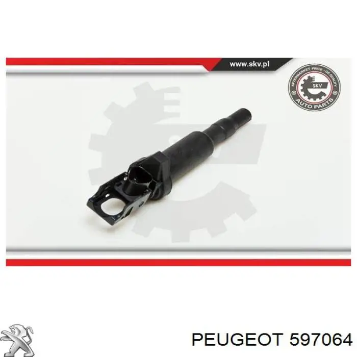 Купити 597064 Peugeot/Citroen Котушка запалювання