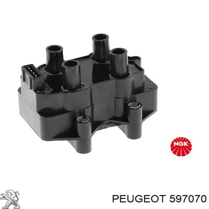Котушка запалювання Peugeot/Citroen 597070 ціна, від 31.67 USD