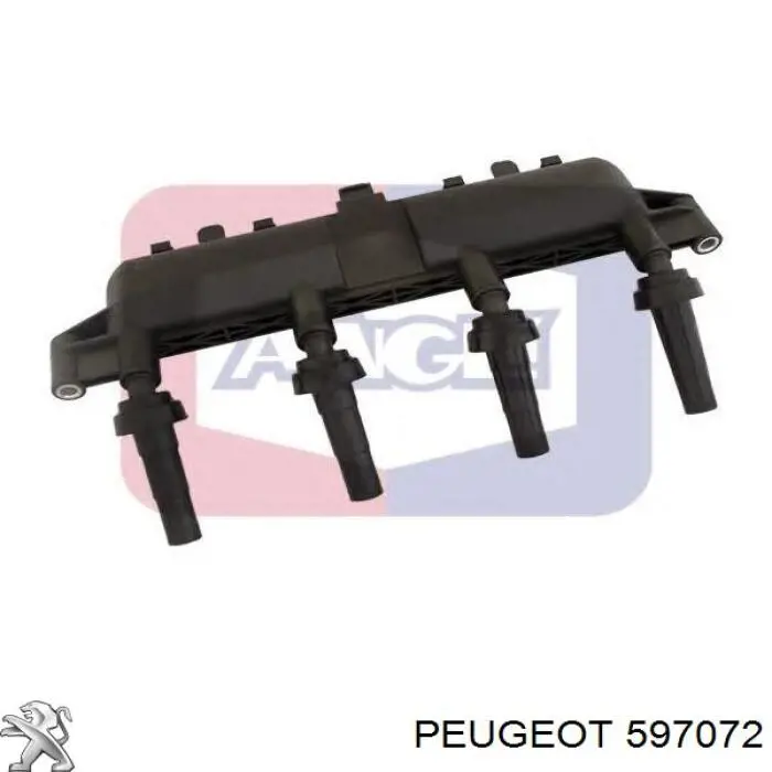597072 Peugeot/Citroen котушка запалювання