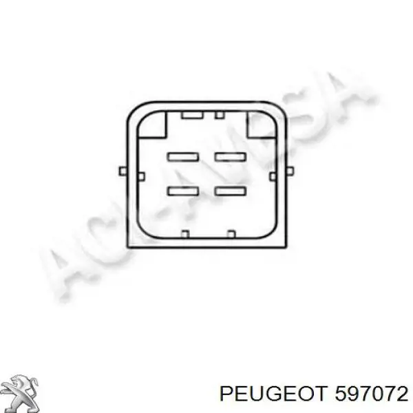 Купити 597072 Peugeot/Citroen Котушка запалювання