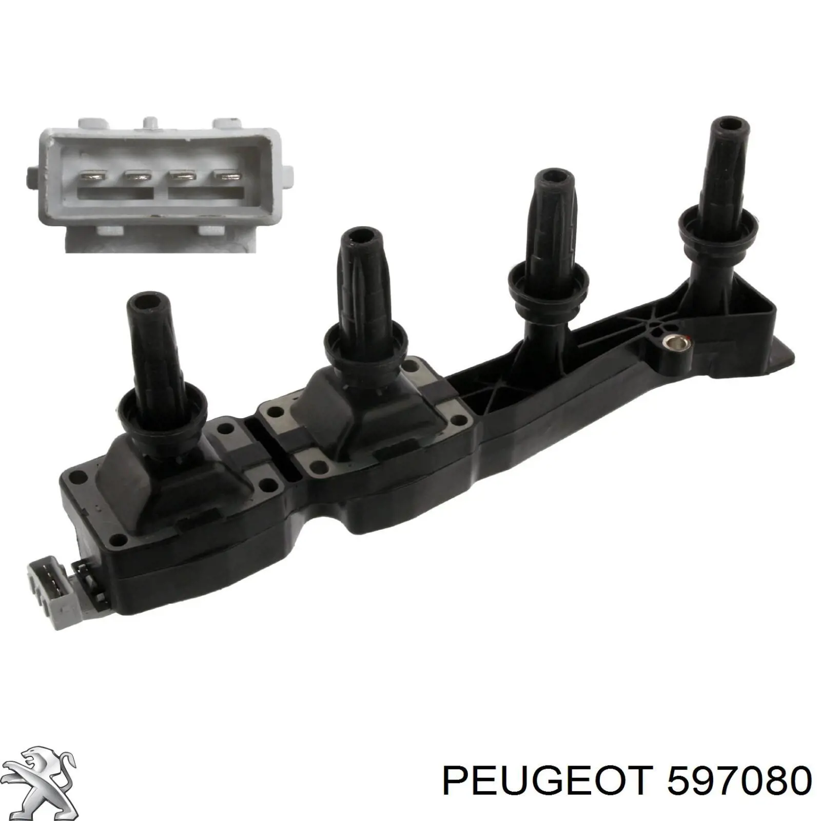 Купити 597080 Peugeot/Citroen Котушка запалювання