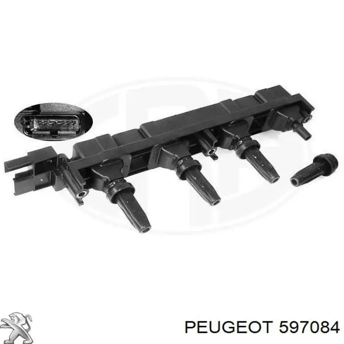 597084 Peugeot/Citroen котушка запалювання