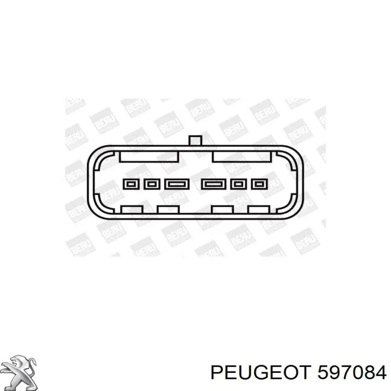 Купити 597084 Peugeot/Citroen Котушка запалювання