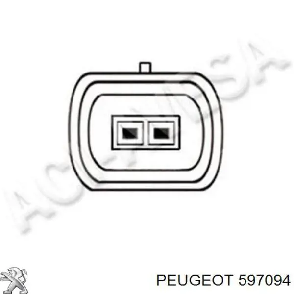 Котушка запалювання 597094 Peugeot/Citroen