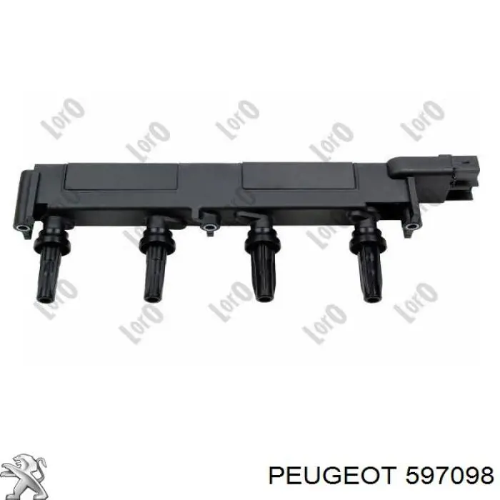 597098 Peugeot/Citroen котушка запалювання