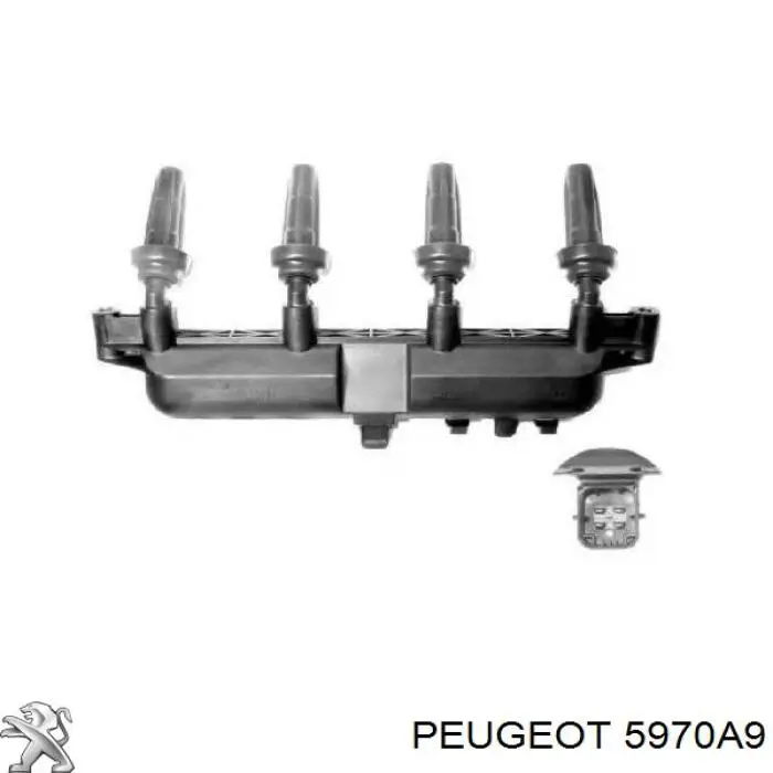 Купити 5970A9 Peugeot/Citroen Котушка запалювання