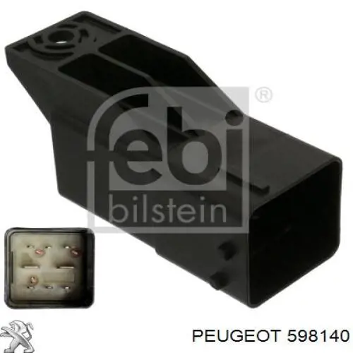 Реле свічок накалу 598140 Peugeot/Citroen