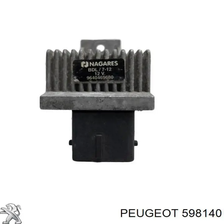 Реле управління Peugeot/Citroen 598140 ціна, від 24.18 USD