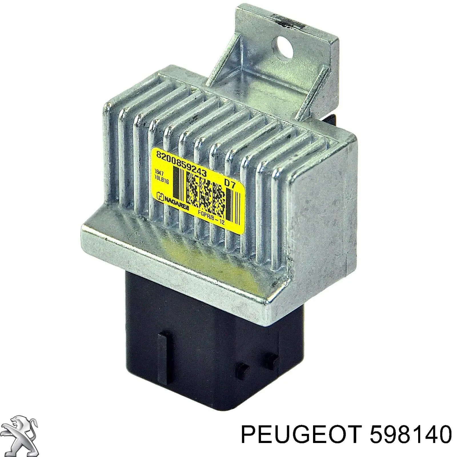 598140 Peugeot/Citroen Реле свічок накалу