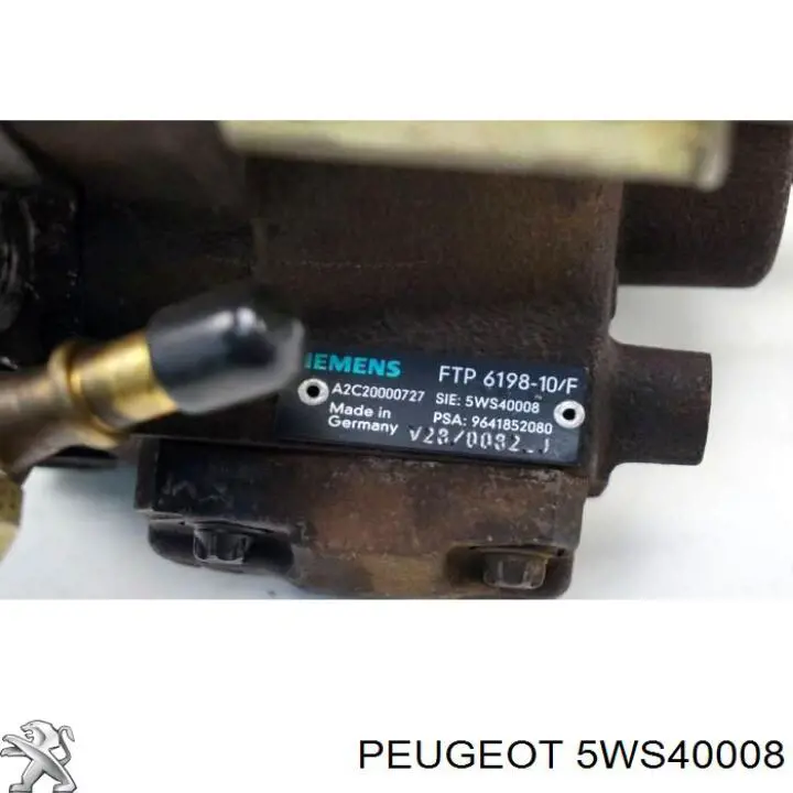 5WS40008 Peugeot/Citroen насос паливний високого тиску (пнвт - DIESEL)