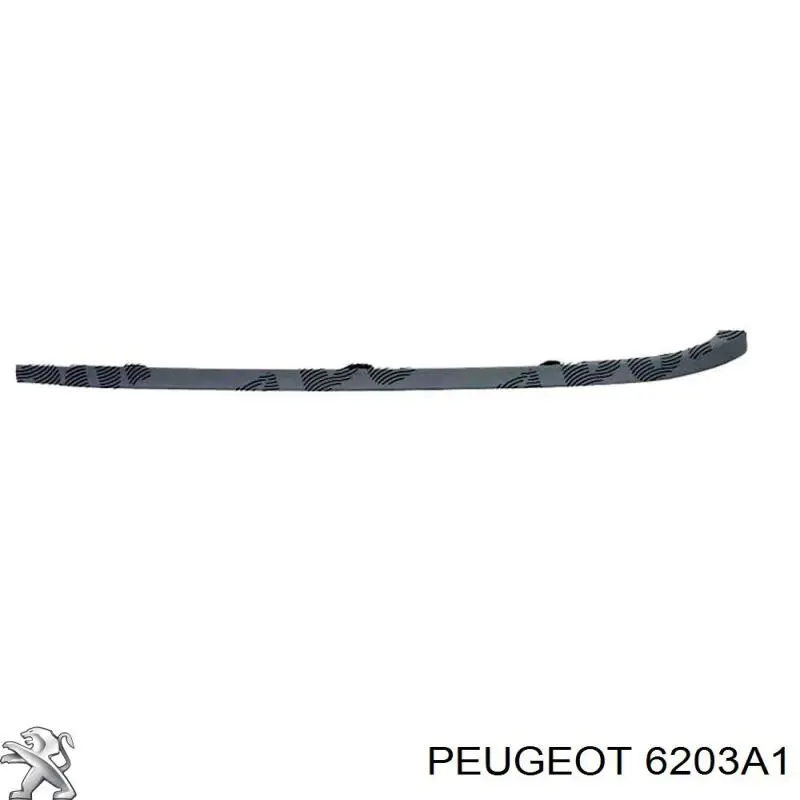 Вія (накладка) правої фари Peugeot/Citroen 6203A1 ціна, від 4.26 USD