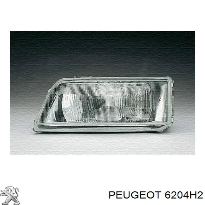 6204H2 Peugeot/Citroen фара ліва