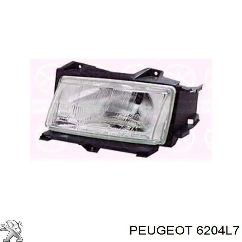 6204L7 Peugeot/Citroen Фара дальнього світла в зборі