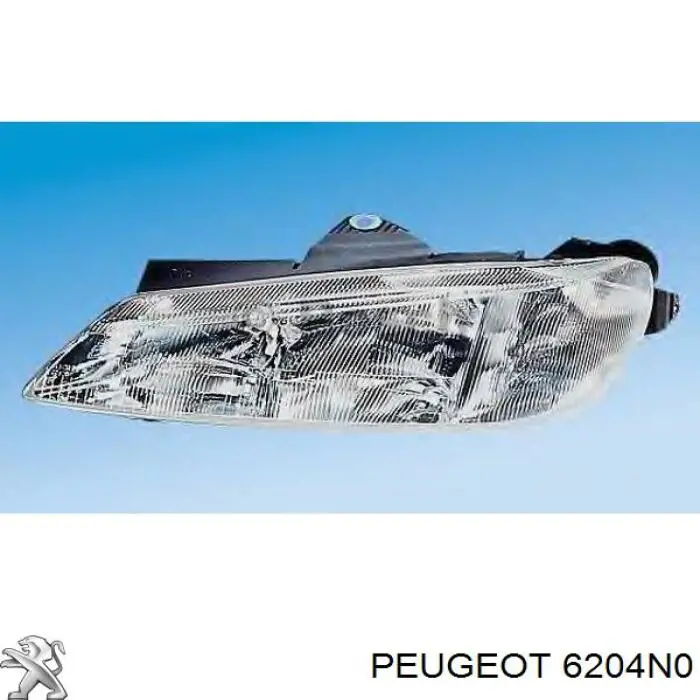 Купити 6204N0 Peugeot/Citroen Основна фара в зборі ліва