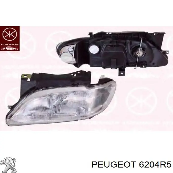 Фари Peugeot/Citroen 6204R5 ціна, від 55.82 USD