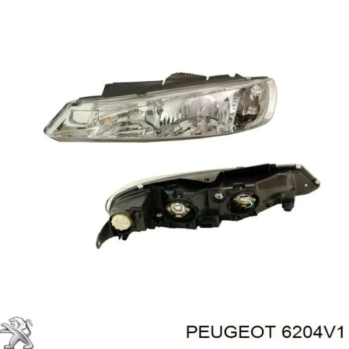 6204V1 Peugeot/Citroen Фара дальнього світла в зборі