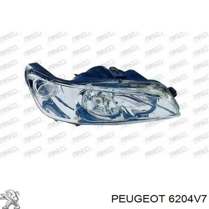 Основна фара в зборі ліва на Peugeot 306  7A