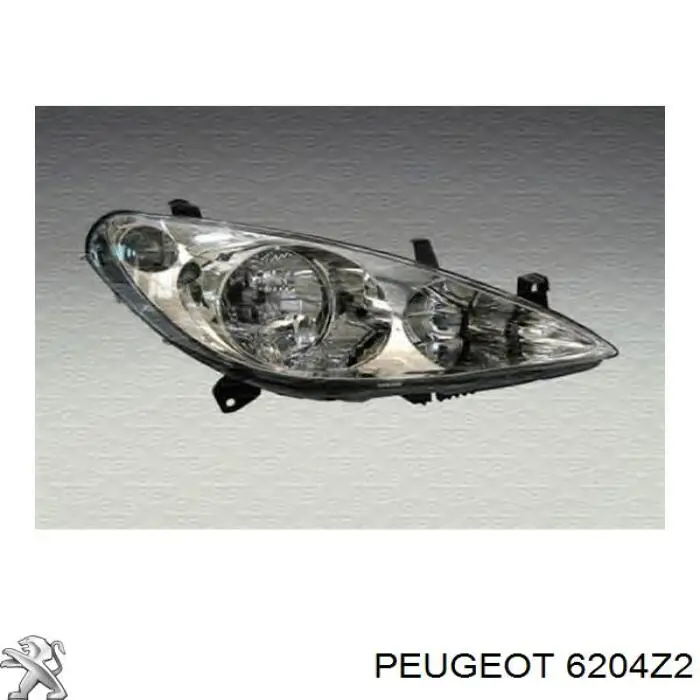 Купити 6204Z2 Peugeot/Citroen Основна фара в зборі ліва