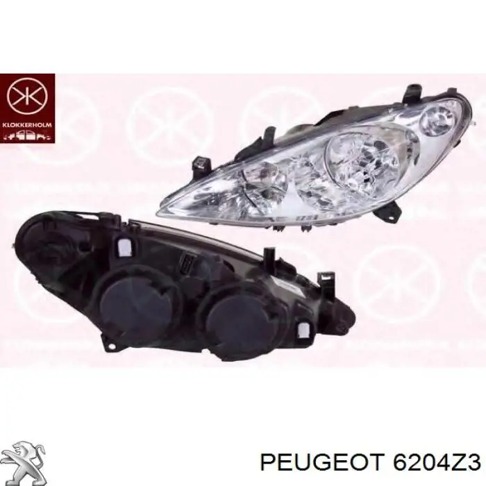 Фара ліва Peugeot 307 хетчбек (3A, 3C) (2000 - 2012) ціна, від 83.69 USD
