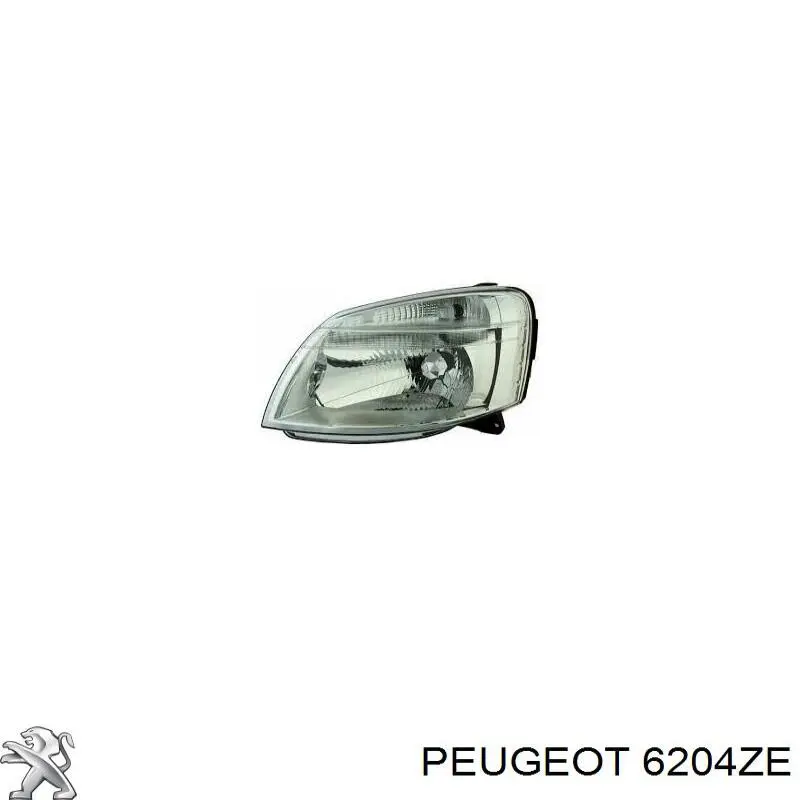 Купити 6204ZE Peugeot/Citroen Блок фара ліва