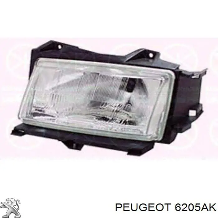 Основна фара - вставка Peugeot/Citroen 6205AK ціна, від 54.76 USD