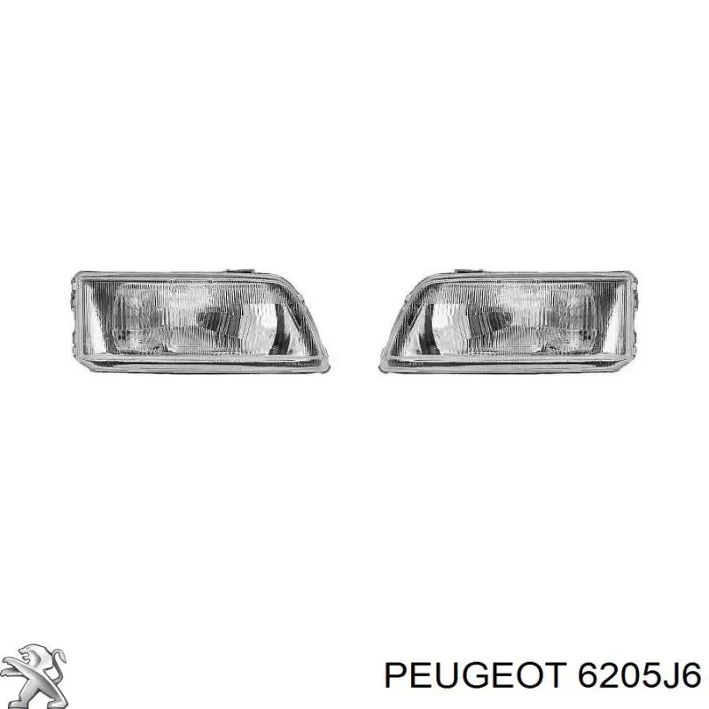 6205J6 Peugeot/Citroen фара права
