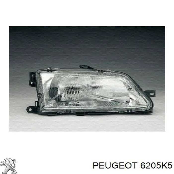 Фара права 6205K5 Peugeot/Citroen