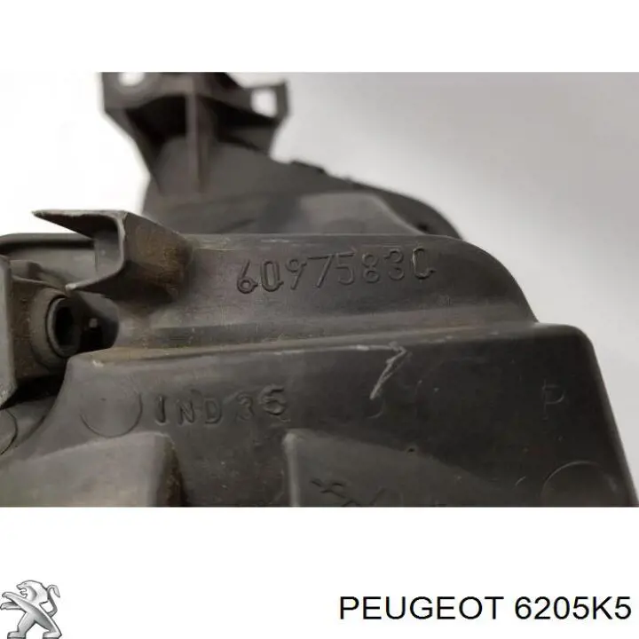 6205K5 Peugeot/Citroen Фара правая