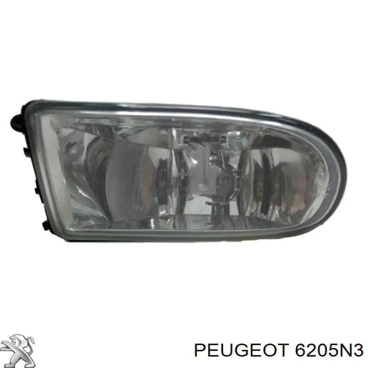 Туманка права Peugeot/Citroen 6205N3 ціна, від 52.27 USD